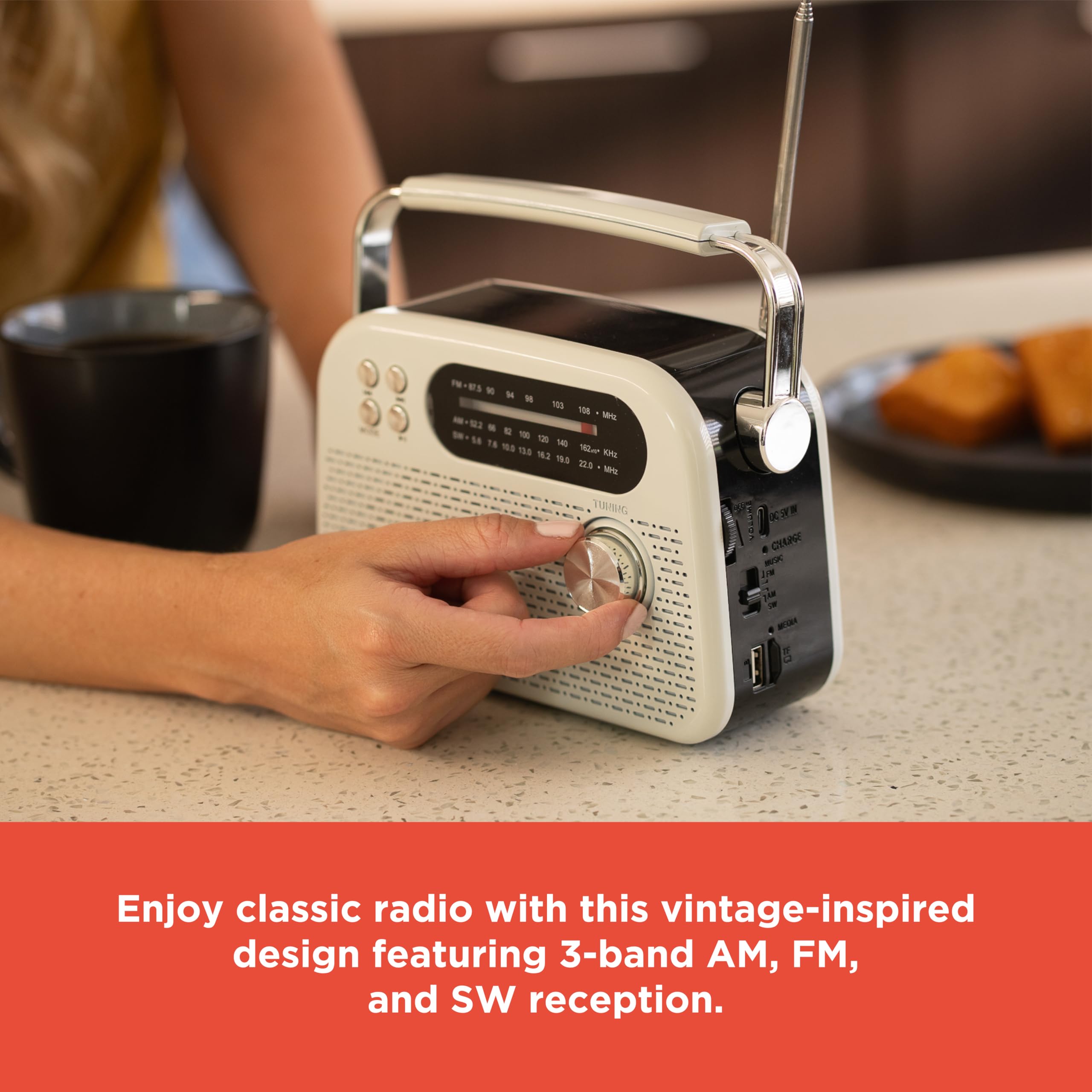 Amazon.com: RadioShack AM/FM/SW 3-Band Vintage Radio with